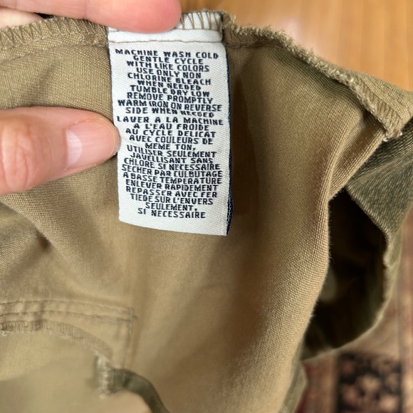 Caribbean Joe Jacket Army Green Floral print 100% Cotton Women's Size 10 - Picture 4 of 12